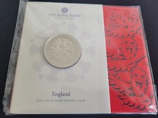 2023 England Three Lions UK Proof £5 Royal Mint Exclusive Shop Only Ltd Edition