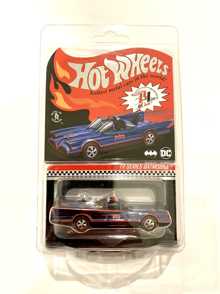 Hot Wheels Redline 1966 Batmobile - Distintivo Originale Usato Con Ristampa Auto, Mattel Hong Kong