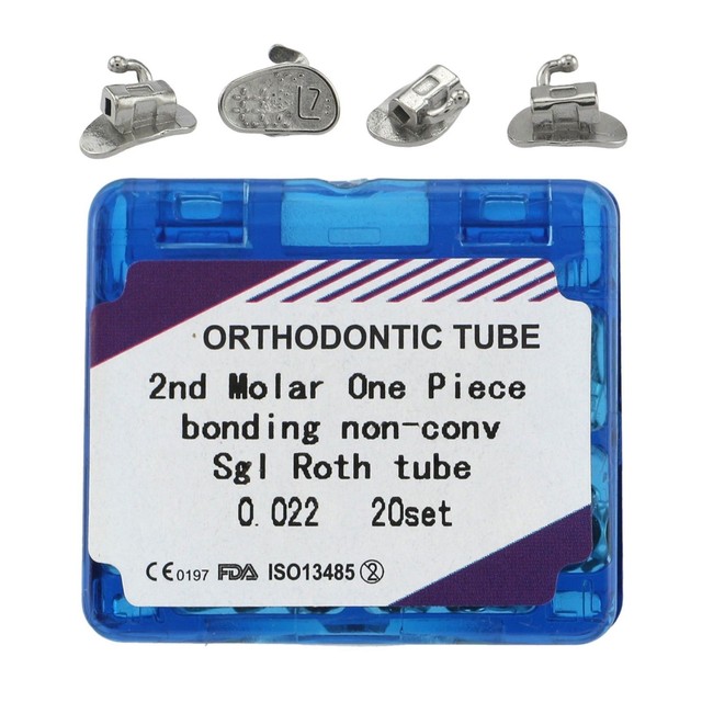 Dental Orthodontic Bondable 022 1St/2nd Molar MBT/Roth Buccal Tube Band