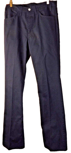 Vintage Levi's Sta-Prest Pants Men Navy Blue 60s 70s Stiaight Leg Sz 32 W x 36 L