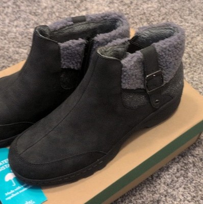 JBU by Jambu Haven Water Resistant Vegan Comfort Faux Fur Ankle Boot Black 9.5
