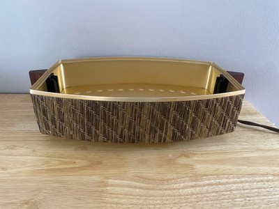 Vintage MCM Salton Hotray Electric Bun / Bread Warmer Model Wb5 with Cord Works