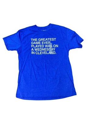 New The Obvious Shirts Men's XL Blue Cubs Shirt Playoffs Cleveland World Series