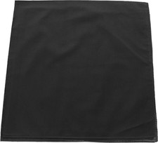 ARMYU Solid Color Jumbo Military Bandana 27" x 27" , 27" x 27", Black