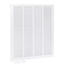 16 In. X 20 In. White Return Air Grille