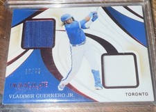 Vladimir Guerrero Jr Immaculate Ruby Dual Patch /49 2020