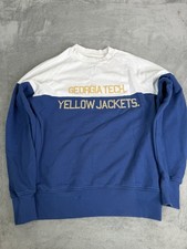 Georgia Tech Yellow Jackets Pullover Sweatshirt Women s Size XL Blue