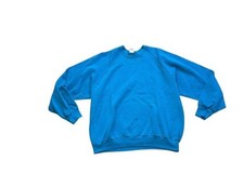 Vintage Fruit of the Loom Sweatshirt Women's Size XL Blank Crewneck Made in USA