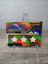 2008 Topps Triple Threads Adam Jones Rising Stars Bat Relic Auto /75 Orioles