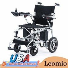 360W Folding All Terrain Electric Wheelchairs Lightweight for Adults Foldable US