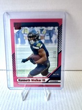2024 Clearly Donruss Kenneth Walker #47 Red /99 Seattle Seahawks
