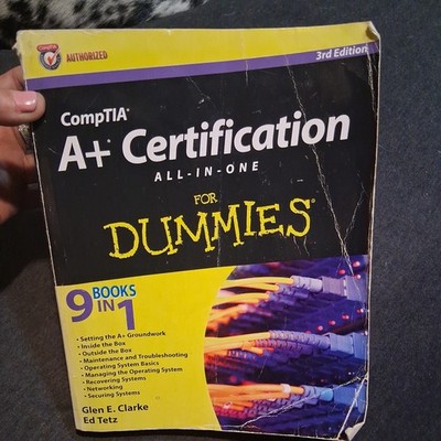 CompTIA A+ Certification All-in-One For Dummies - Paperback - VERY GOOD