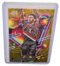 2024 Topps Chrome Cosmic Anfernee Simons Gold Interstellar Refractor /50