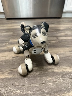 Zoomer Interactive Robot Dog Shadow 2012 Spin Master - TESTED No USB Charger
