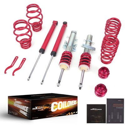 Gewind/-Fahrwerk for VW Polo 9N 1.2 12V 1.4 FSI 1.4 TDI Gewindefahrwerk Coilover