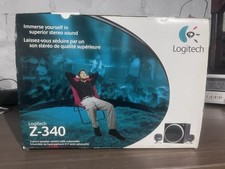 Logitech Z-340 2.1 Computer Speaker System w/ Subwoofer   Tested
