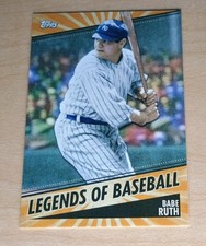 2021 Topps Opening Day Babe Ruth Legends of Baseball Yankees