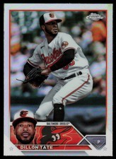 DILLON TATE 2023 TOPPS CHROME UPDATE REFRACTORS BALTIMORE ORIOLES #USC187