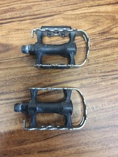 OLD SCHOOL BMX Bear Cage Trap Pedals 9/16" Black MTB Aluminum Bicycle Pedals