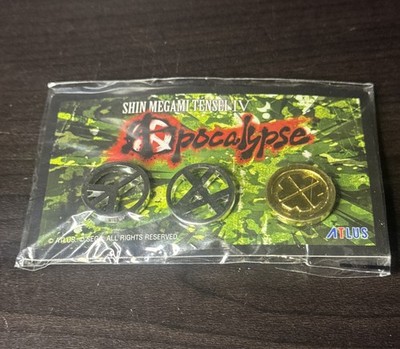 Shin Megami Tensei IV Apocolypse Atlus SEGA Pin Set Brand New