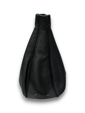 Replacement Genuine Leather Shift Boot Cover For Saab 93 9-3 2003 - 2012 Black