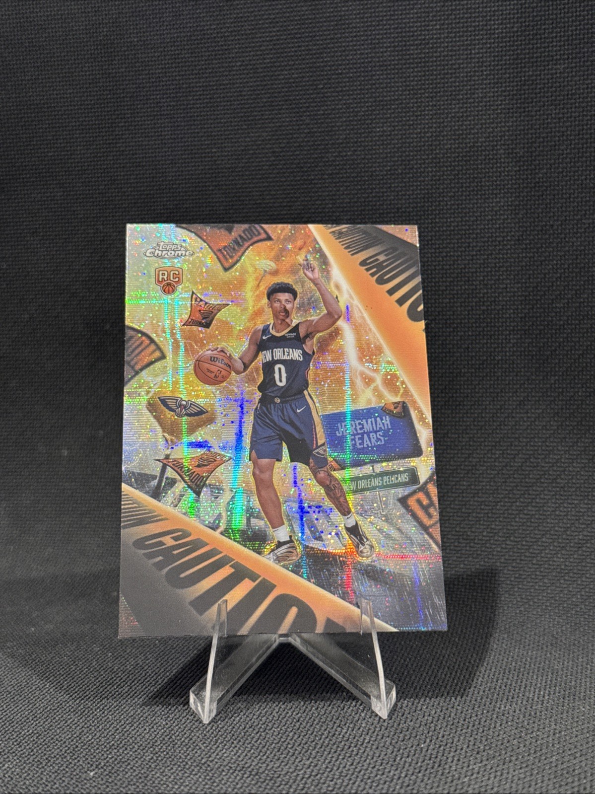 2025-26 Topps Chrome Jeremiah Fears Advisory Case Hit SSP #AD-7 Pelicans Rookie