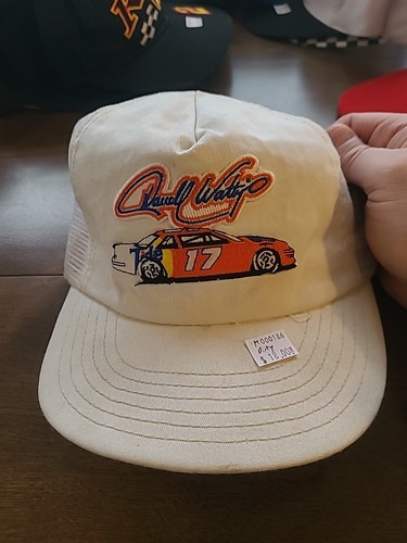 Vintage Darrell Waltrip Tide Racing #17 Mesh Snapback Trucker Hat Dirty H000186