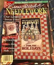 Cross Stitch  Needlework Magazine December 1997 Better Homes  Garden