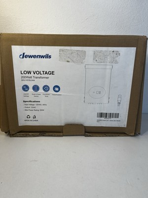 Dewenwils Low Voltage Transformer HOSL04A 200W Max