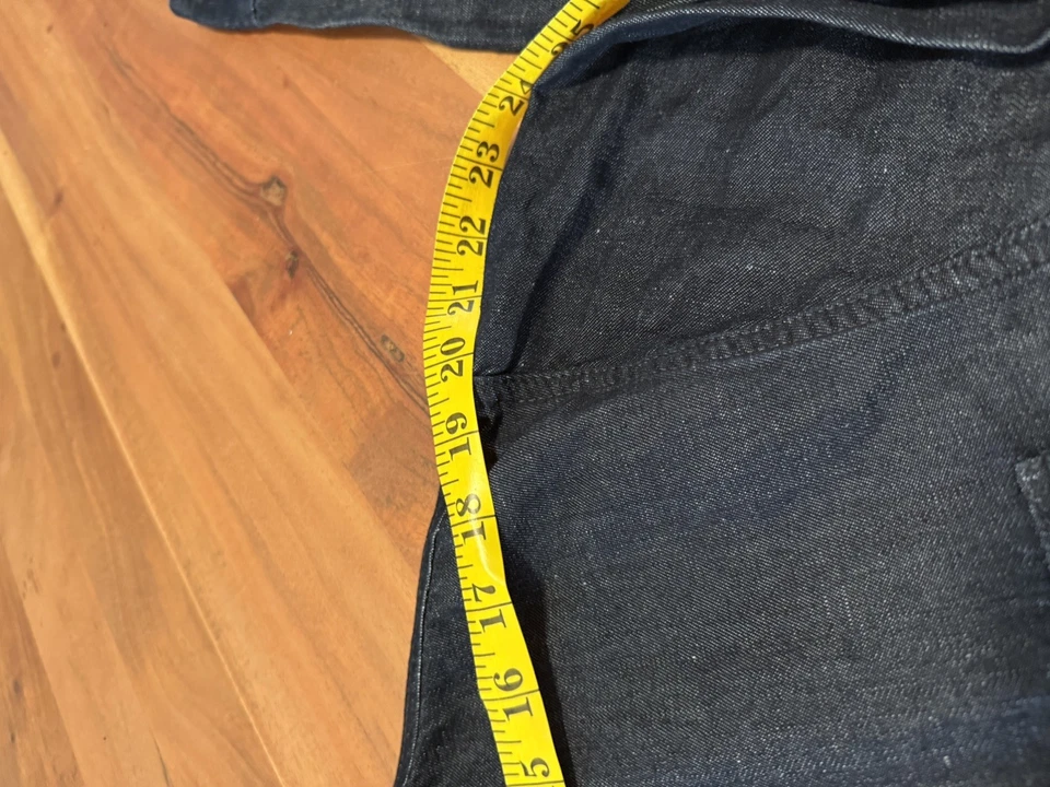 RRL Dark Blue Double RL Denim Western Shirt denim black  XXL - Image 2 of 4