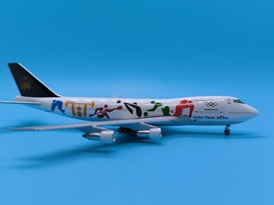 BigBird 1:500 UPS B747-200F N521UP Olympic Partner plus Herpa Wings Katalog RARE