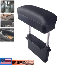 Car Console Armrest Storage Box Arm Rest Height Adjustable Comfort Elbow Pad Us
