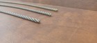 3 Vintage Metal Rope Twist Rods For Lamp Making — photo 2
