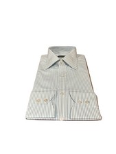 Tom Ford Cotton Striped Spread-Collar Dress Shirt