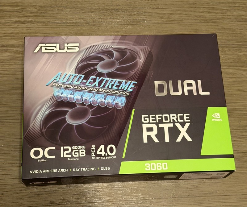 ASUS NVIDIA GeForce RTX 3060 12GB GDDR6 Graphic Card ( DUAL-RTX3060-O12G-V2)
