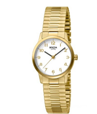 Boccia Damenuhr 3318-02,Titan.Zugband.Neue Uhr+Etikett.2 Jahre Garantie ab Kauf