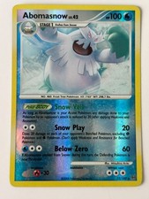 Abomasnow Pokemon TCG Stormfront Reverse Holo Rare Card #12/100