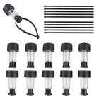 10Packs LED Solar Lamp  Pool Lights Outdoor Swimming Pool Fence Garden2400
