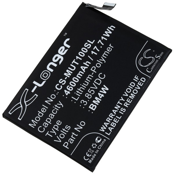 Akku FüR Xiaomi Mi 10T Lite 5G Smartphone 3,85V 4600Mah/18Wh Li-Polymer Schwarz-image