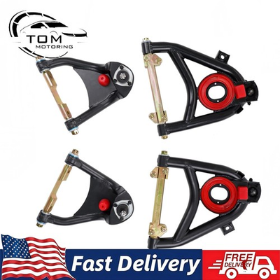 #ad For 1955 1956 1957 Chevrolet Belair Nomad Wagon Tubular Control Arms Set of 4 $288.90