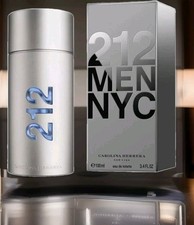Carolina Herrera 212 Men EDT 3.4oz 100ml Brand New Sealed Box