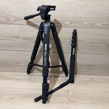 Sunpak - Ultra 7000TM 2-in-1 Tripod and PrimaPhoto Monopod Black Telescoping