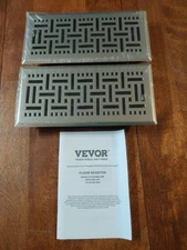 Floor Registers, 2 Pack, 4"×10"