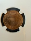 1968 S 1C MS 66 RD Lincoln Cent — photo 4