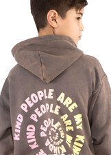 Children's Hoodie Youth Medium Brown Boys  Girls Long Sleeve Graphic Sweatshirt