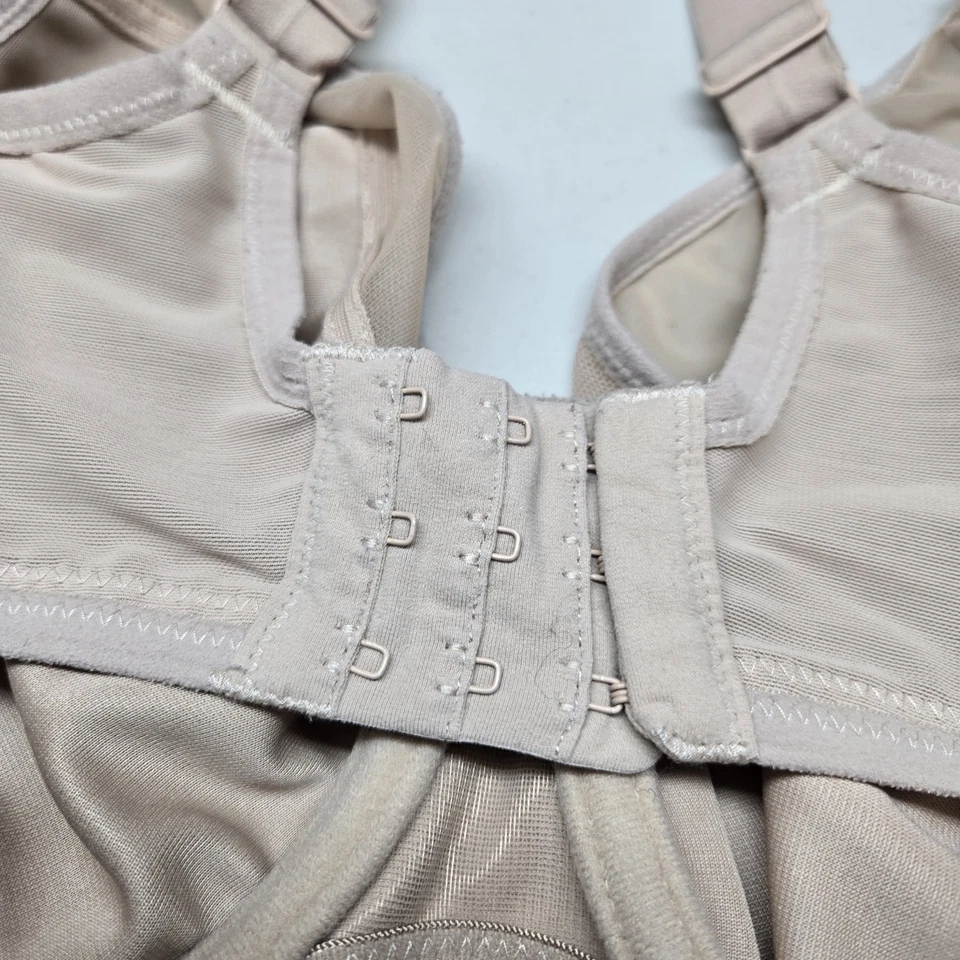 Sutiã Feminino Elomi 42DDD Bege Logotipo Underwired Alça Ajustável LEIA - Imagem 4 de 4