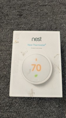 Google Nest Thermostat E - White (T4000ES) - OPEN BOX NEW - M2