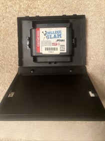 College Slam (Sega Genesis, 1996) Tested Game & Box Free Shipping