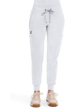 Healing Hands Scrub Women HH Purple Label Toby Jogger Pant 9244 WHITE White