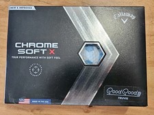 Callaway Chrome Soft X Truvis Good Good Box of 12 Golf Balls Limited Edition